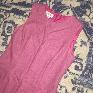 Talbots Pink Tweed Dress